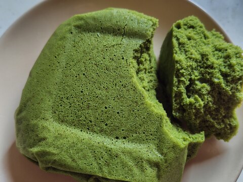 米粉抹茶ミルク蒸しパン